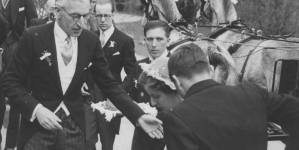 Ślub hrabiego Benedykta Tyszkiewicza z księżniczką Eleonorą Radziwiłł 21.04.1938 r.