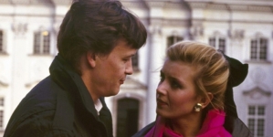 Maria Probosz i Jan Frycz w filmie "Trzy kroki od miłości" z 1987 roku.