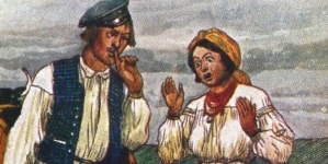 "O babie co ozora za zębami utrzymać nie umiała" Antoniego Piotrowskego.