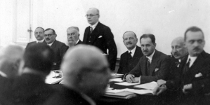 Zebranie plenarne Warszawskiej Izby Przemysłowo-Handlowej w listopadzie 1931 roku.