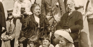 Portret Mieczysława i Marii Kwileckich z rodziną.