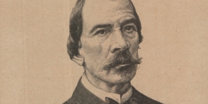 Konstanty Górski na rycinie autorstwa Józefa Łoskoczyńskiego (1857-1928).