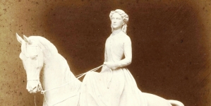 Rzeźba "Cenglerowa konno" Juliusza Faustyna Cenglera.