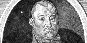 Portret Michała Karola Radziwiłła wykonany przez  Hirsza Leybowicza.