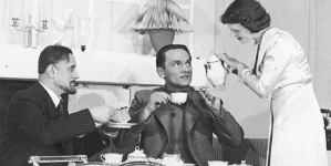 Przedstawienie "Dlaczego zaraz tragedia" Romana Niewiarowicza w Teatrze Miejskim w Bydgoszczy w marcu 1939 r.