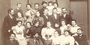Jubileusz Stowarzyszenia Polskiej Młodzieży Postępowej "Spójnia" w 1897 roku.