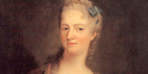 "Portret królowej Katarzyny Opalińskiej" Luisa-Michela van Loo.
