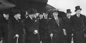 Wizyta ministra spraw zagranicznych Norwegii Halvdana Kohta w Polsce,  17.04.1936 r.