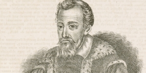 Portret Jana Innocentego Petrycego i poświęcony mu artykuł na pierwszej stronie "Przyjaciela Ludu".