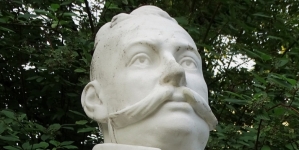 Popiersie Tadeusza Rejtana z jego pomnika w parku Jordana w Krakowie.