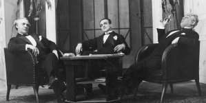 Przedstawienie "Jedyny ratunek" Ferenca Molnara w Teatrze Małym w Warszawie w lutym 1927 roku.