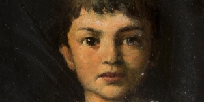 "Portret chłopca" Wacława Koniuszki.