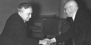 Ludomir Różycki i Mieczysław Sokołowski w Wiedniu w kwietniu 1939 r.