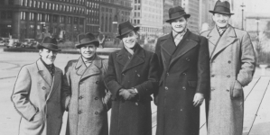Chór Dana podczas tournee po Stanach Zjednoczonych w grudniu 1936 roku.