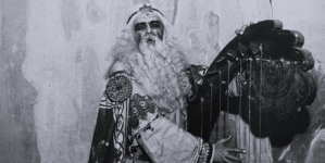 Michał Tarasiewicz jako Derwidw w spektaklu "Lilla Weneda" Juliusza Słowackiego.