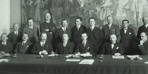 Uczestnicy obrad Organizacji Monarchistycznej w dniu 19.12.1926 r.