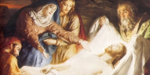 "Złożenie do grobu" Franciszka Krudowskiego.