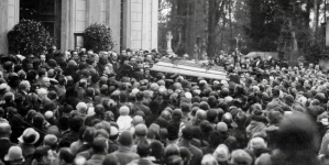 Pogrzeb prezesa Huberta Lindego w Krakowie w 1926 roku.