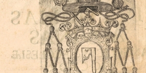 Strona z "Corona triumphalis militantis Ecclesiae, D. Thomas Aquinas Angelicus et Ecclesiae Doctor"Józefa Dzianottiego.