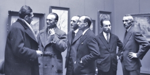 Wystawa Cechu Artystów Plastyków "Jednoróg" w Pałacu Sztuki Towarzystwa Przyjaciół Sztuk Pięknych w Krakowie w kwietniu 1933 r.