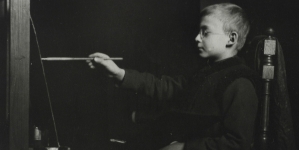 Portret Stanisława Ejsmonda w wieku dziecięcym.