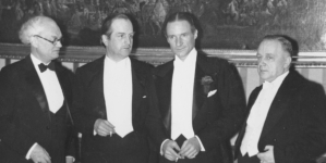 Raut wydany na cześć pianisty Waltera Rummela w ambasadzie Stanów Zjednoczonych w Warszawie.