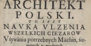 Stanisław Solski "Architekt polski [...]" (strona tytułowa)