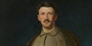 "Autoportret własny z paletą" Ludwika de Laveaux.