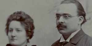 Kazimierz Kelles-Krauz z żoną Marią.