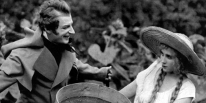 Mariusz Maszyński i Zofia Zajączkowska w filmie Ryszarda Ordyńskiego  "Pan Tadeusz" z 1928 roku.