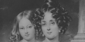 Obraz Jana Nepomucena Głowackiego przedstawiający hr. Tyszkiewicz z córką.