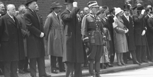 Uroczystość poświęcenia sztandaru Legii Inwalidów Wojennych RP im. gen. Józefa Sowińskiego w Krakowie w 1931 roku.