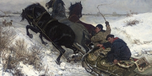 "Popękany lód" Antoniego Piotrowskiego.