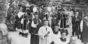 Pogrzeb profesora Władysława Leopolda Jaworskiego w Krakowie w 1930 roku.