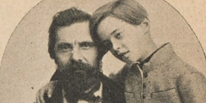 Władysław Sołtan z synem.