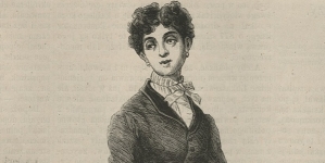 "Panna Palińska w roli Heleny de La Seiglière" Juliusza Kossaka.