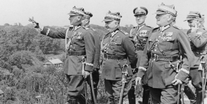 Gen. dyw. Edward Rydz-Śmigły z wizytą w Grodnie 4.08.1935 r.