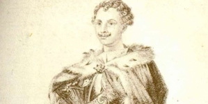 "Król Stanisław Leszczyński. (Według starego włoskiego miedziorytu)."