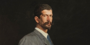 "Portret własny z paletą" Antoniego Piotrowskiego.