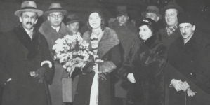 Miss Polonia USA z 1930 roku  po przyjeździe do Krakowa w 1931 roku.