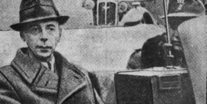 Gen. Tadeusz Bór-Komorowskiego udający się do niewoli niemieckiej w październiku 1944 rok.