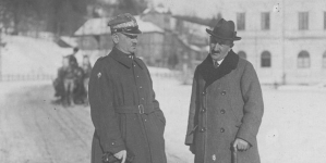 Generał dywizji Władysław Sikorski na kuracji w Krynicy. (1926 r.)