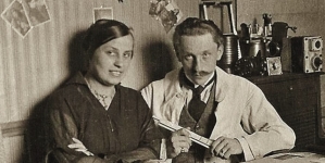 Tadeusz Tański z żoną Marią.