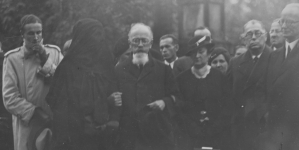 Pogrzeb artysty malarza Franciszka Siedleckiego na cmentarzu Rakowickim w Krakowie we wrześniu 1934 r.