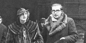 Aktorka niemiecka Brigida Helm podczas pobytu w Krakowie w marcu 1934 roku.