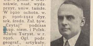 Radliński Tadeusz - notka biograficzna ze zdjęciem.