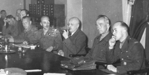 Konferencja prasowa Naczelnego Wodza gen. Tadeusz Bora-Komorowskiego, 19.05.1945 r.