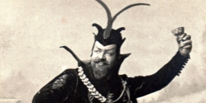 Edward Reszke jako Mefisko.