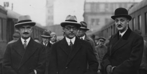 Wizyta Wysokiego Komisarza Ligi Narodów w Wolnym Mieście Gdańsku Helmera Rostinga w Polsce.  (październik 1932 r.)