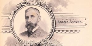 "Marsz żałobny : cieniom ś.p. Adama Asnyka : na fortepian : op. 126 " Adama  Wrońskiego.